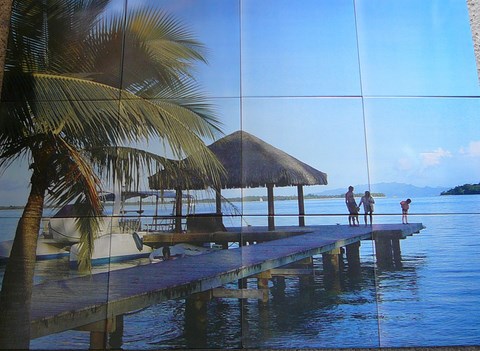 decor client - ceramique d'aprés photo personnelle